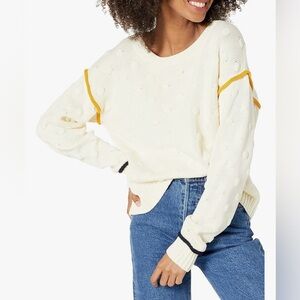 Cable Stitch Dot Textured Sweater